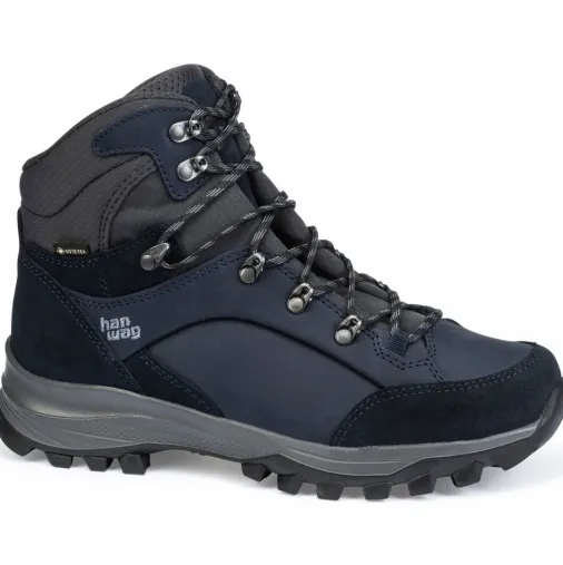 Online Hanwag Banks Sf Extra Lady Gtx Womens Shoes – Navy/Asphalt Sale Shoes