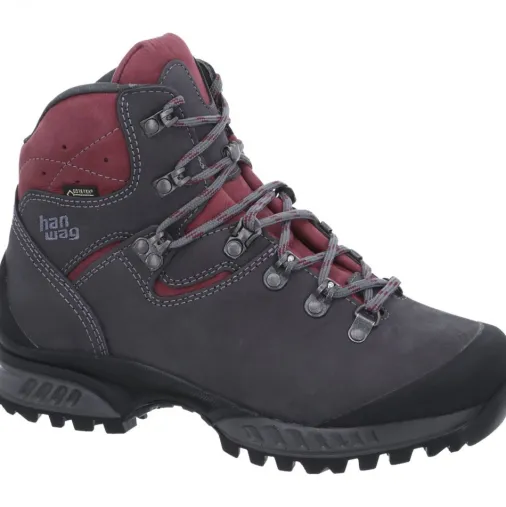 Online Hanwag Tatra Ii Lady Gtx Women's Hiking Shoes – Asphalt/Dark Garnet Outlet Shoes