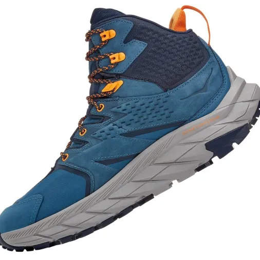 Clearance Hoka Anacapa Mid Gtx Hiking Shoes – Real Teal / Outer Space Sale Shoes