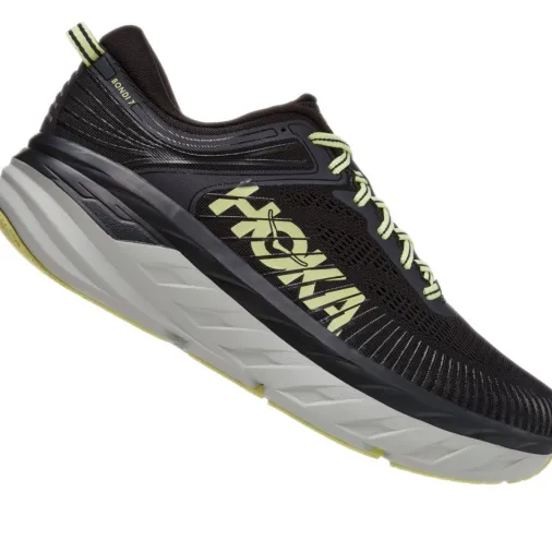 Sale Hoka Bondi 7 Running Shoes – Blue Graphite / Butterfly Discount Running Shoes