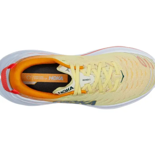 Best Hoka Bondi X Women's Running Shoes – Yellow Pear / Radiant Yellow Discount Running Shoes