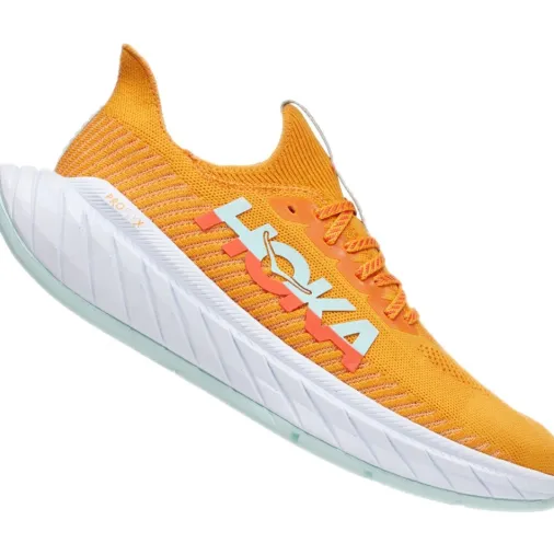 Sale Hoka Carbon X 3 Running Shoes – Radiant Yellow / Camellia Outlet Running Shoes