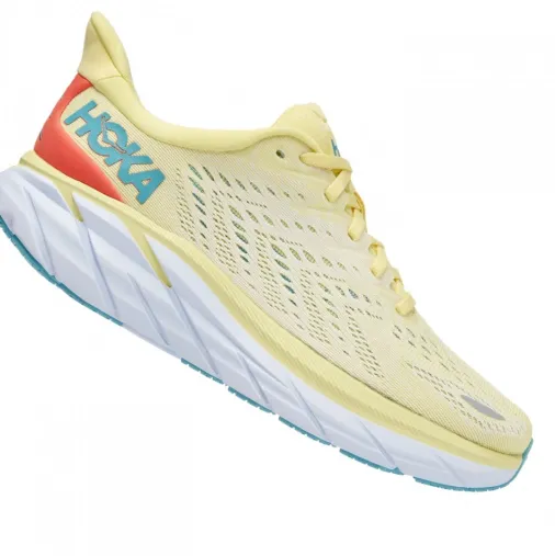 Flash Sale Hoka Clifton 8 Women's Running Shoes – Yellow Pear / Sweet Corn Sale Running Shoes
