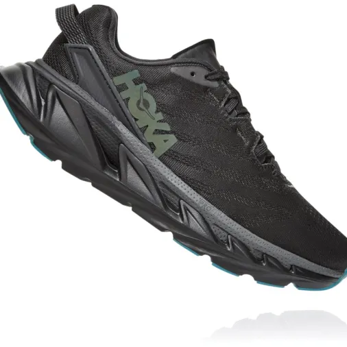 Sale Hoka One One Elevon 2 Women's Running Shoes – Black / Dark Shadow Discount Running Shoes