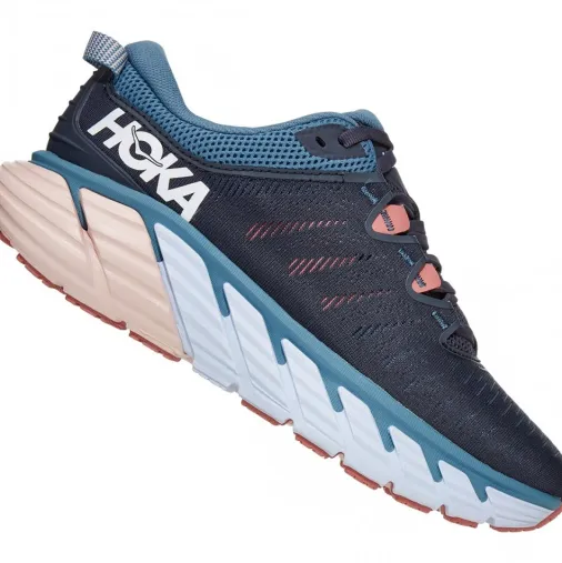 Best Hoka One One Gaviota 3 Wide Women's Running Shoes – Ombre Blue / Rosette Discount Running Shoes