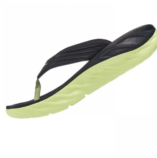 Outlet Hoka Ora Recovery Flip Thong Sandals – Blue Graphite / Butterfly Sale Running Shoes