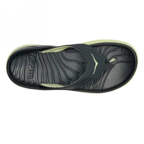 Outlet Hoka Ora Recovery Flip Thong Sandals – Blue Graphite / Butterfly Sale Running Shoes