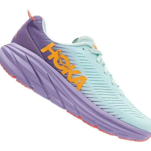 Outlet Hoka Rincon 3 Women's Running Shoes – Blue Glass / Chalk Violet Outlet Running Shoes
